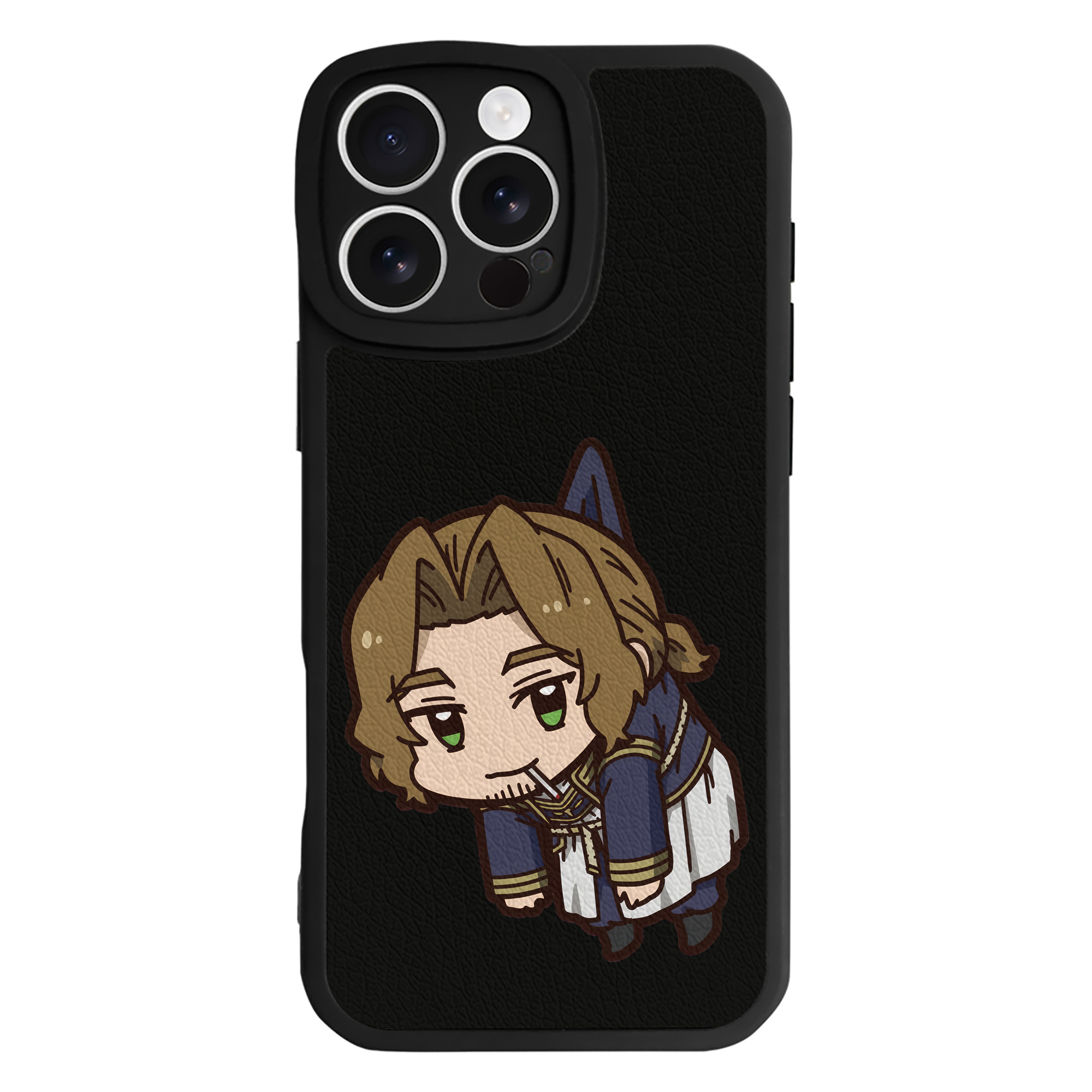 （画像用） 葬送のフリーレン Frieren 【iPhone 16シリーズ対応】シリコンスマホケース（レザー調） 材質：シリコン